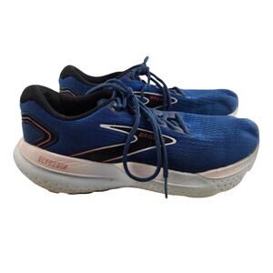 Brooks Glycerin 21 Sneakers womens 9.5 Blue Icy Pink Running Athletic Athleisure